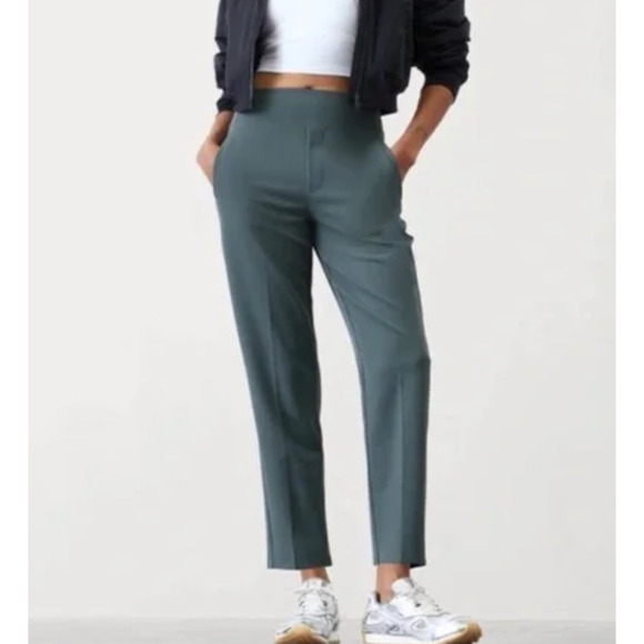 ATHLETA Endless High Rise Pant 8 | Eden (gray-ish teal) - Picture 1 of 9